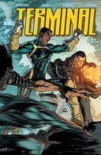 Load image into Gallery viewer, TERMINAL #1 CVR A ANDY KUBERT & DAVE MCCAIG CONNECTING WRAPAROUND