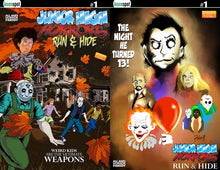 Load image into Gallery viewer, JUNIOR HIGH HORRORS RUN & HIDE #1 ONE SHOT CVR D ERIC KENT ROB POTCHAK HOLOFOIL FLIP COVER VAR