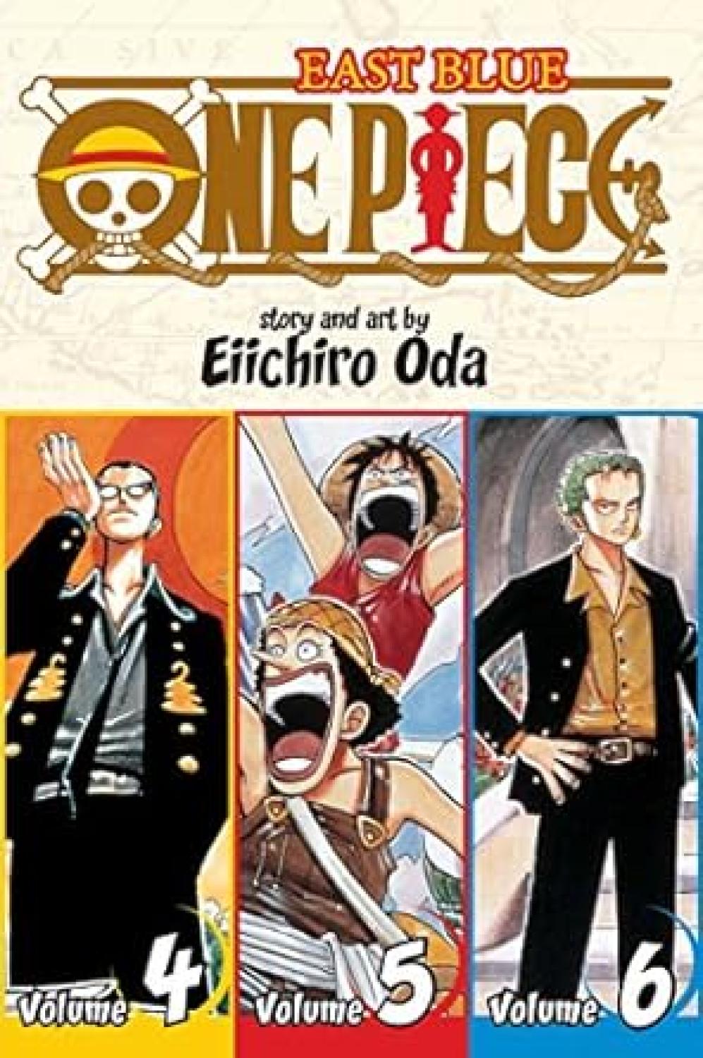 ONE PIECE GN SET VOL 4 5 & 6 EAST BLUE