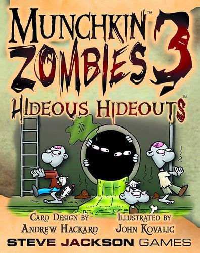 MUNCHKIN ZOMBIES 3 HIDEOUS HIDEOUTS