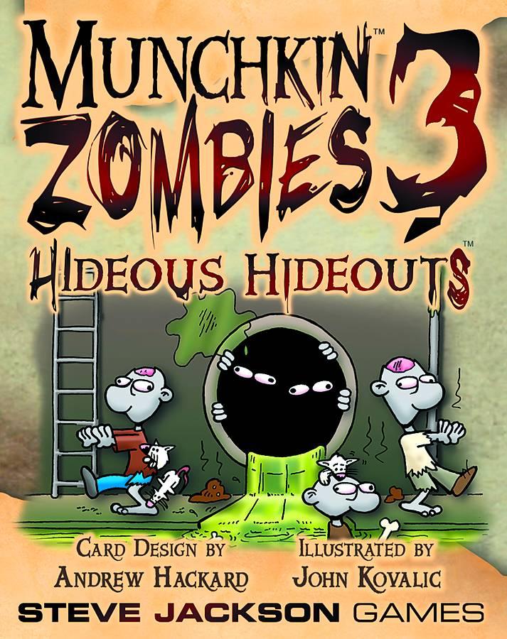 MUNCHKIN ZOMBIES 3 HIDEOUS HIDEOUTS