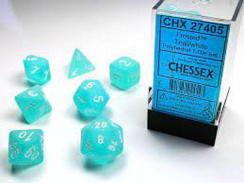 CHX 27405 FROSTED POLY TEAL/WHITE 7-DIE SET