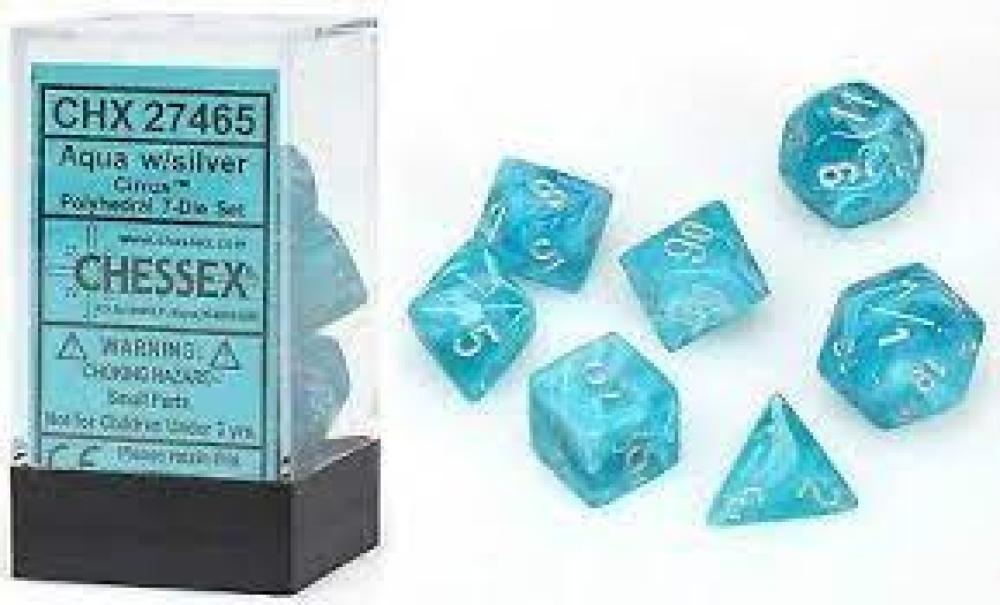 CHX 27465 CIRRUS AQUA/SILVER POLY 7-DIE SET