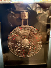 Load image into Gallery viewer, POCKET WATCH DRAGON-KRAKEN SILVER BLOODIED
