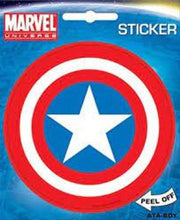 Load image into Gallery viewer, CAPTAIN AMERICA SHIELD ATA-BOY STICKER
