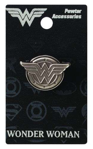 WONDER WOMAN LOGO PEWTER LAPEL PIN
