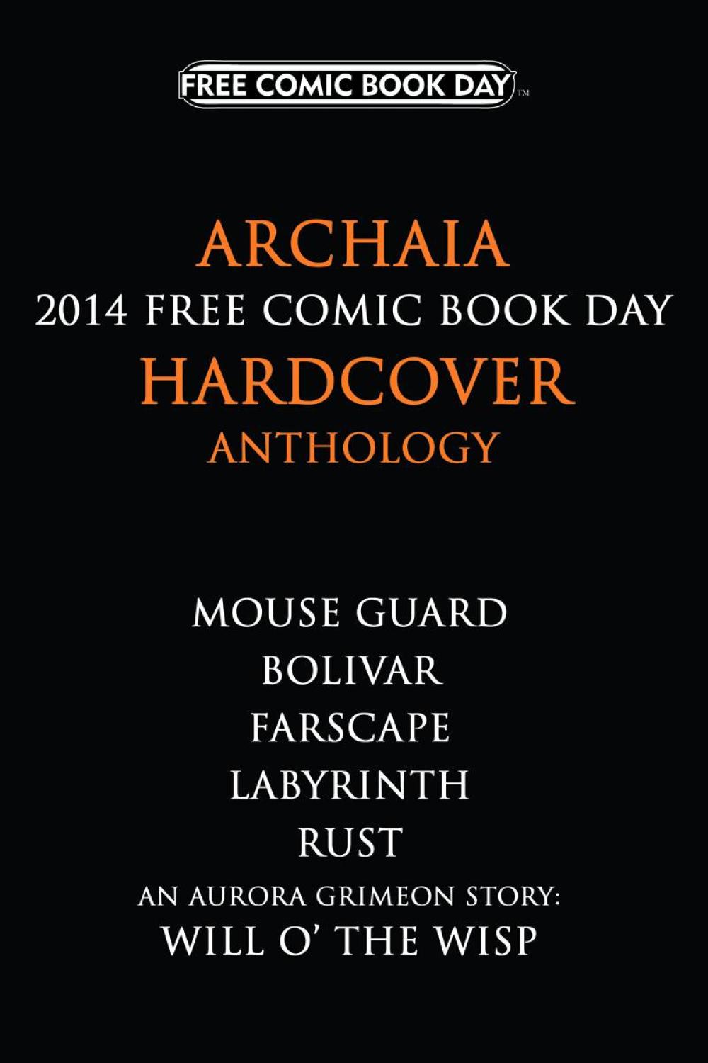 FCBD 2014 MOUSE GUARD LABYRINTH RUST HC