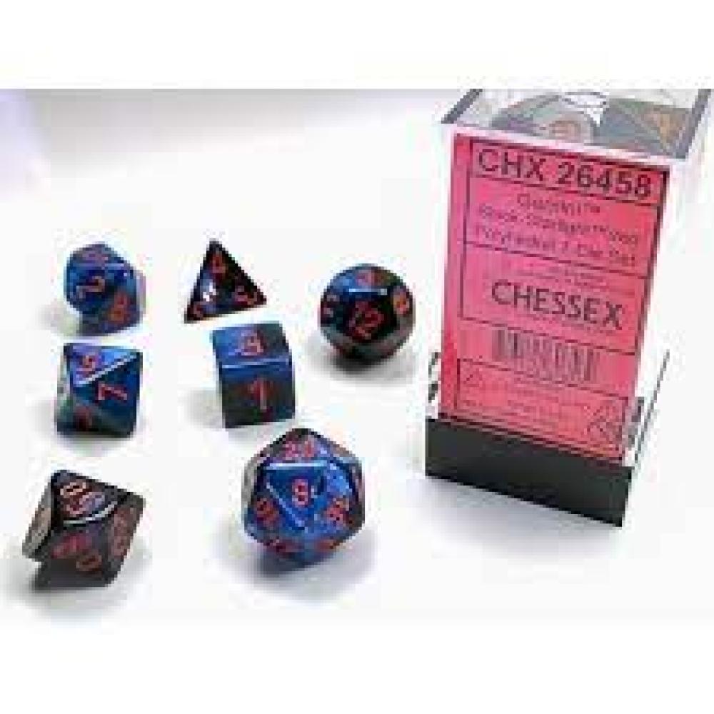 CHX 26458 GEMINI BLACK STARLIGHT DICE SET