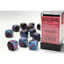 Load image into Gallery viewer, CHX 26658 GEMINI BLACK STARLIGHT W/RED DICE SET
