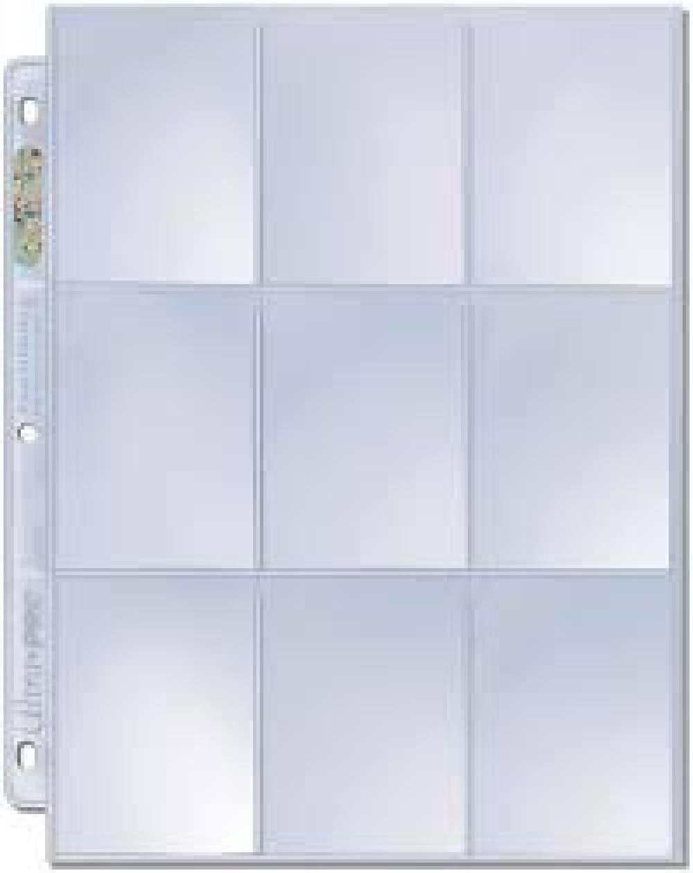 9 POCKET CARD PAGE SINGLE