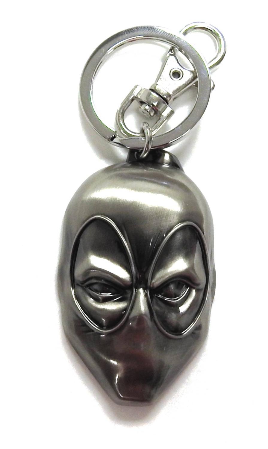 DEADPOOL HEAD PEWTER KEYRING