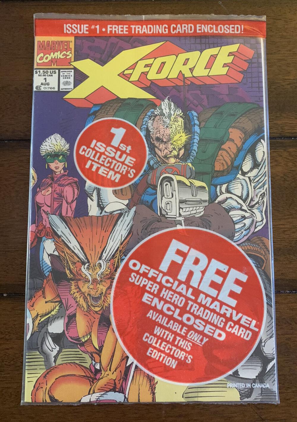 X-FORCE 1991 #1 SHATTERSTAR CARD