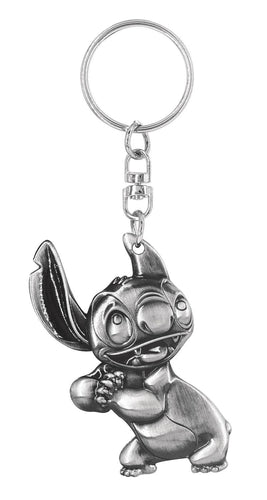 STITCH PEWTER KEY RING