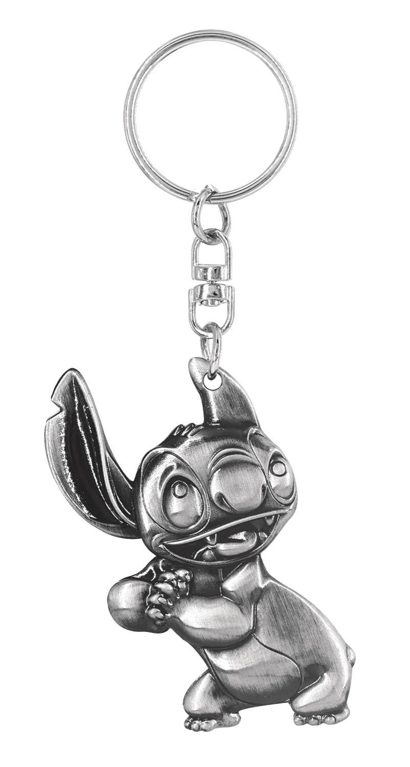 STITCH PEWTER KEY RING