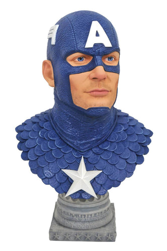 LEGENDS IN 3D MARVEL COMIC CAPTAIN AMERICA 1/2 SCALE BUST