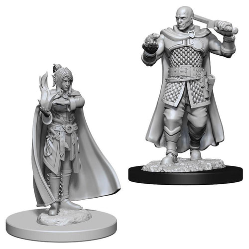 DUNGEONS AND DRAGONS NOLZURS MARVELOUS MINIATURES HUMAN RANGER AND MOON ELF SORCERER