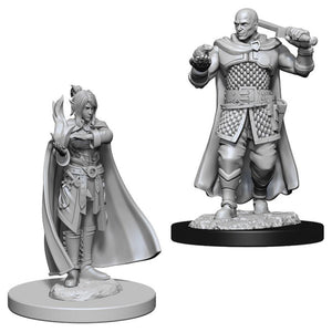 DUNGEONS AND DRAGONS NOLZURS MARVELOUS MINIATURES HUMAN RANGER AND MOON ELF SORCERER