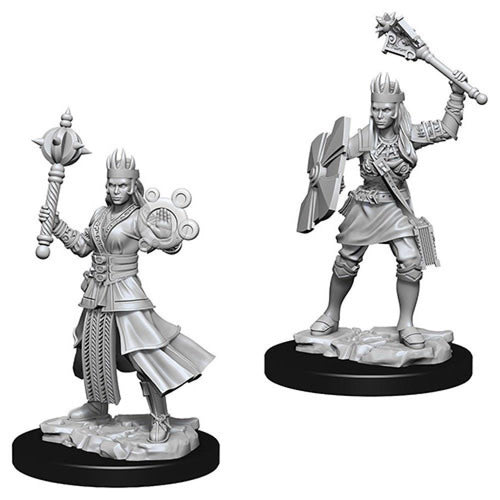 DUNGEONS AND DRAGONS NOLZURS MARVELOUS MINIATURES FEMALE HUMAN CLERIC