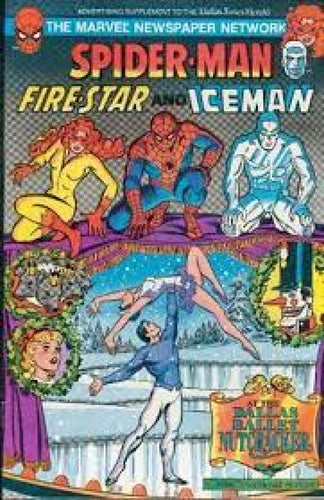 SPIDER-MAN FIRE-STAR AND ICEMAN AT THE DALLAS BALLET NUTCRACKER 1983