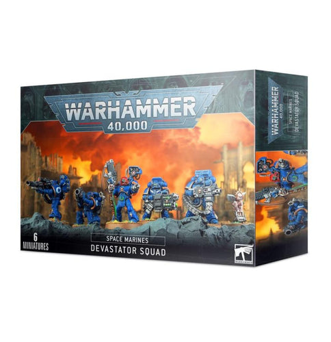 WARHAMMER 40K : SPACE MARINES DEVASTATOR SQUAD