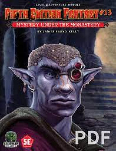 FIFTH EDITION FANTASY #13 MYSTERY UNDER THE MONASTERY