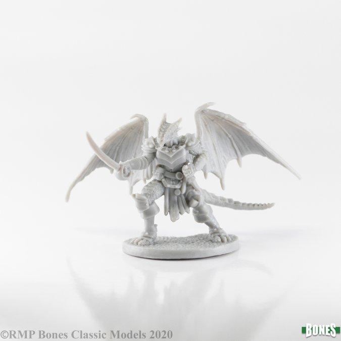 REAPER BONES MINIATURE 77656 TAZYTHAS DRAGONFOLK ROUGE