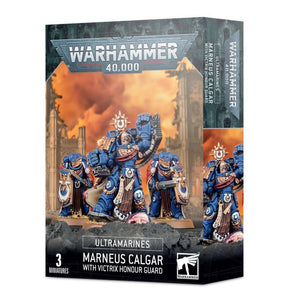 WARHAMMER 40K : SPACE MARINES MARNEUS CALGAR WITH VICTRIX HONOUR GUARD