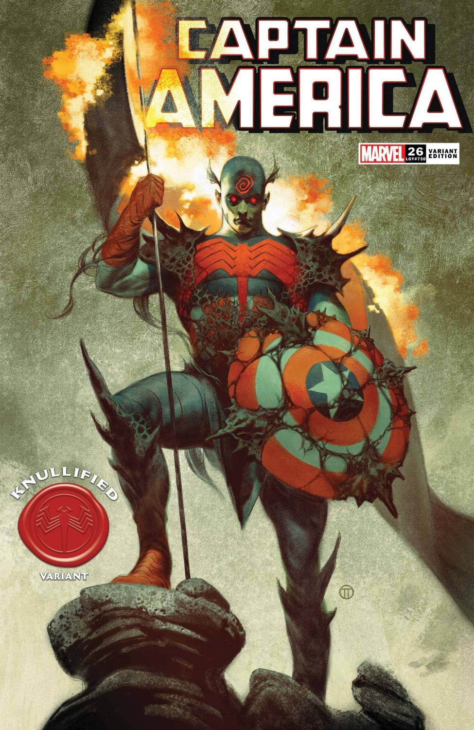 CAPTAIN AMERICA #26 TEDESCO KNULLIFIED VAR