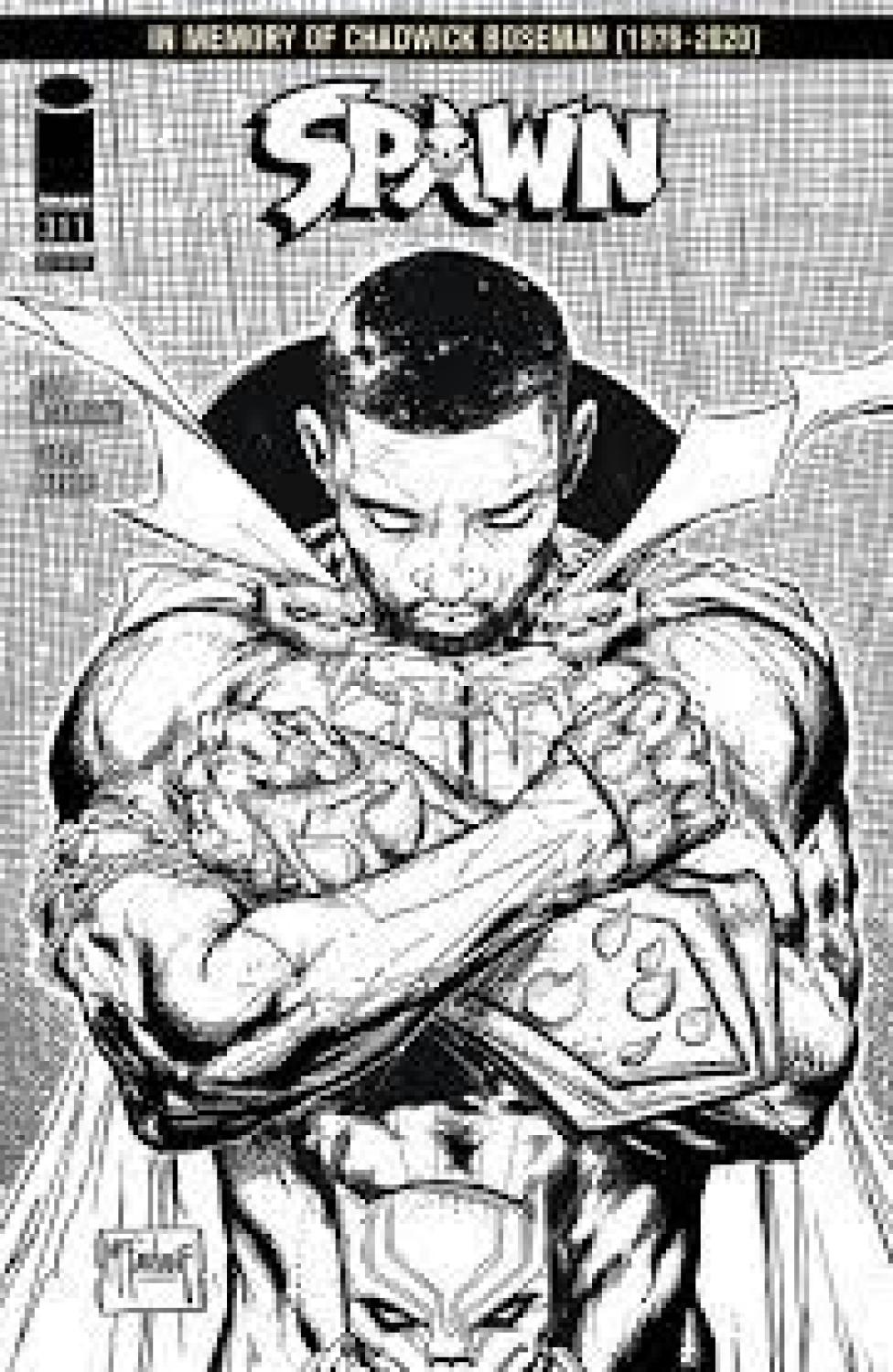 SPAWN #311 CVR D MCFARLANE B&W