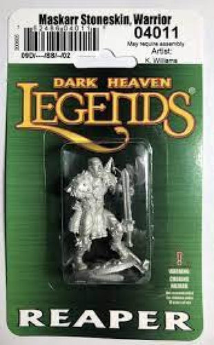 REAPER MASKARR STONESKIN WARRIOR MINIATURE 04011