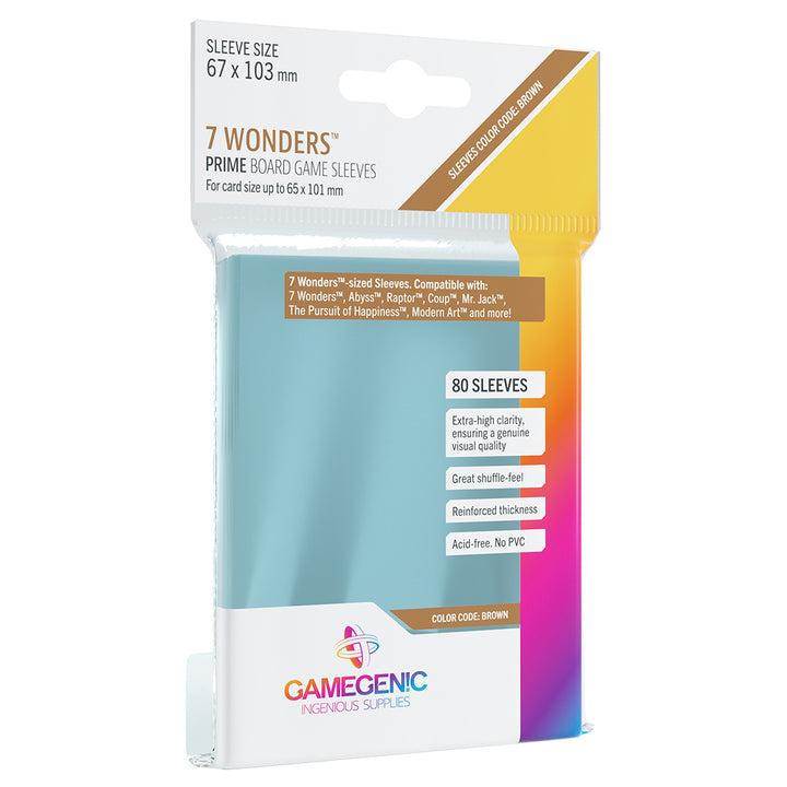 GAMEGENIC PRIME BOARD GAME SLEEVES 7 WONDERS 10