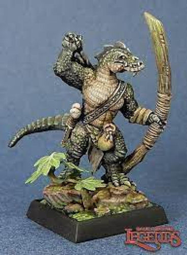 REAPER MINI LIZARDMAN WARRIOR