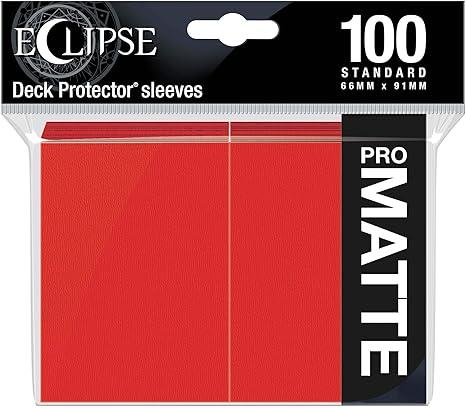 UP ECLIPSE PRO MATTE RED SLEEVES