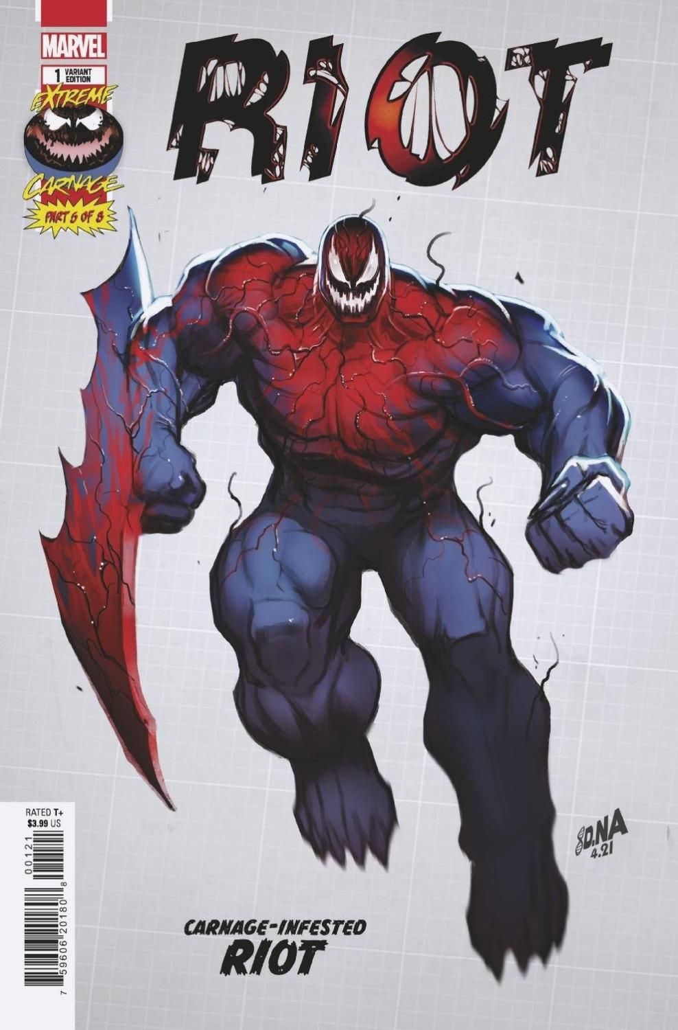 EXTREME CARNAGE RIOT #1 BAGLEY DESIGN VAR