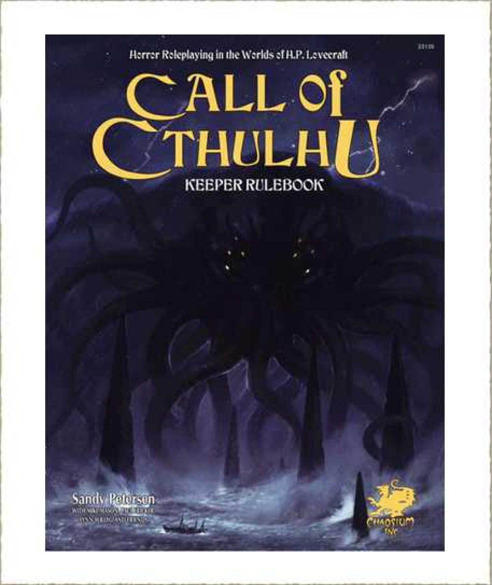 CALL OF CTHULHU 7TH EDITION KEEPERS BOOK HC