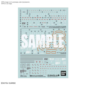 MOBILE SUIT GUNDAM DECAL 123 GUNDAM ORIGIN MULTIUSE DECAL