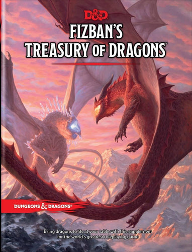 D&D RPG FIZBANS TREASURY OF DRAGONS HC DUNGEONS AND DRAGONS