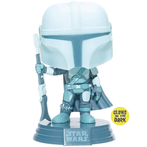 POP STAR WARS THE MANDALORIAN HOLOGRAM GITD VINYL FIG