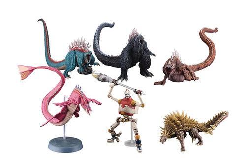 MECHAGODZILLA HYPER MODELING TRADING FIG 6PC SET