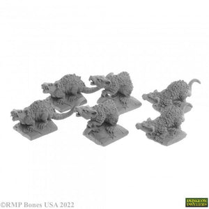 REAPER MINIATURES GIANT TOMB RATS 6