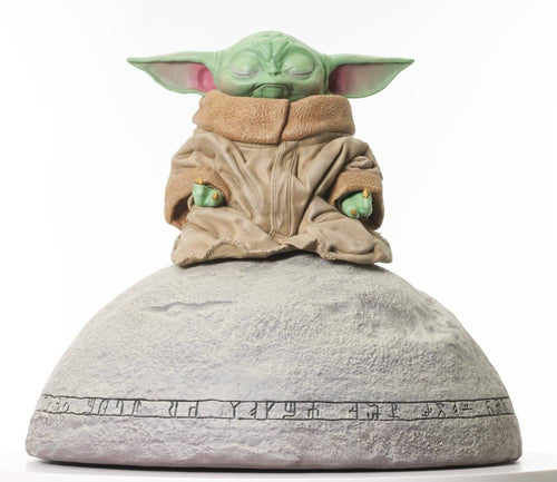 SW THE MANDALORIAN MILESTONES SEEING STONE GROGU STATUE