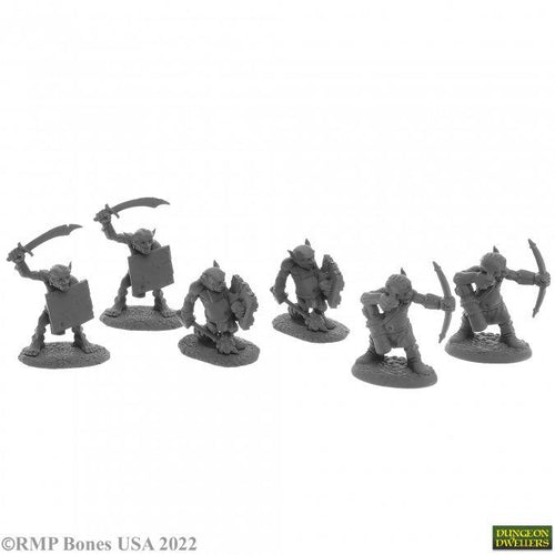 REAPER BONES MINI 07045 GOBLIN SKIRMISHERS