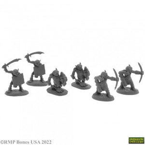REAPER BONES MINI 07045 GOBLIN SKIRMISHERS
