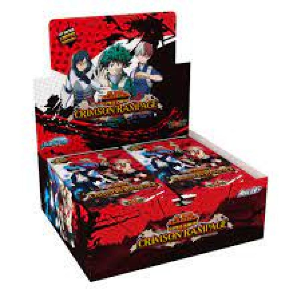 MY HERO ACADEMIA CCG BOOSTER BOX WAVE 2 CRIMSON RAMPAGE