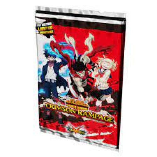 MY HERO ACADEMIA CCG BOOSTER PACK WAVE 2 CRIMSON RAMPAGE