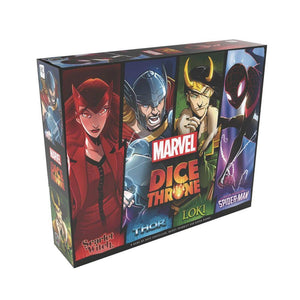 MARVEL DICE THRONE 4 HERO STARTER BOX - SCARLET WITCH, THOR, LOKI, MILES MORALES SPIDER MAN