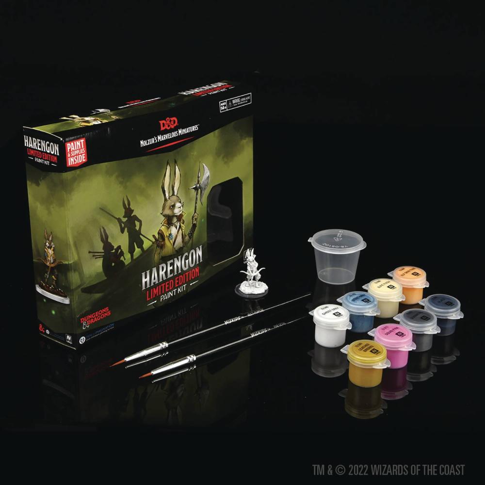 D&D NOLZURS MARVELOUS UNPAINTED MINI PAINT KIT HARENGON