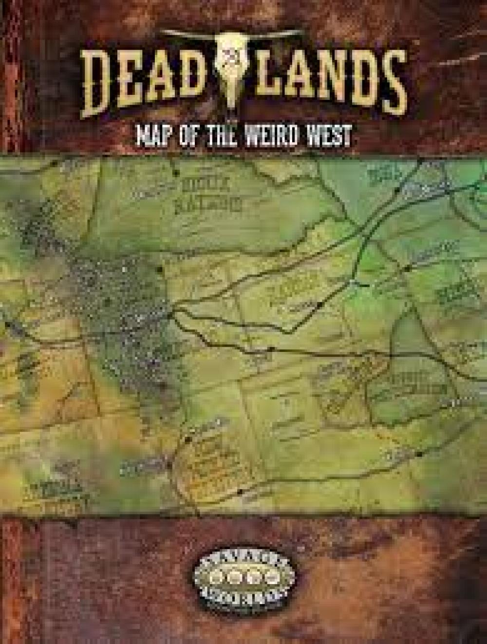 DEADLANDS MAP OF THE WEIRD WEST SWADE