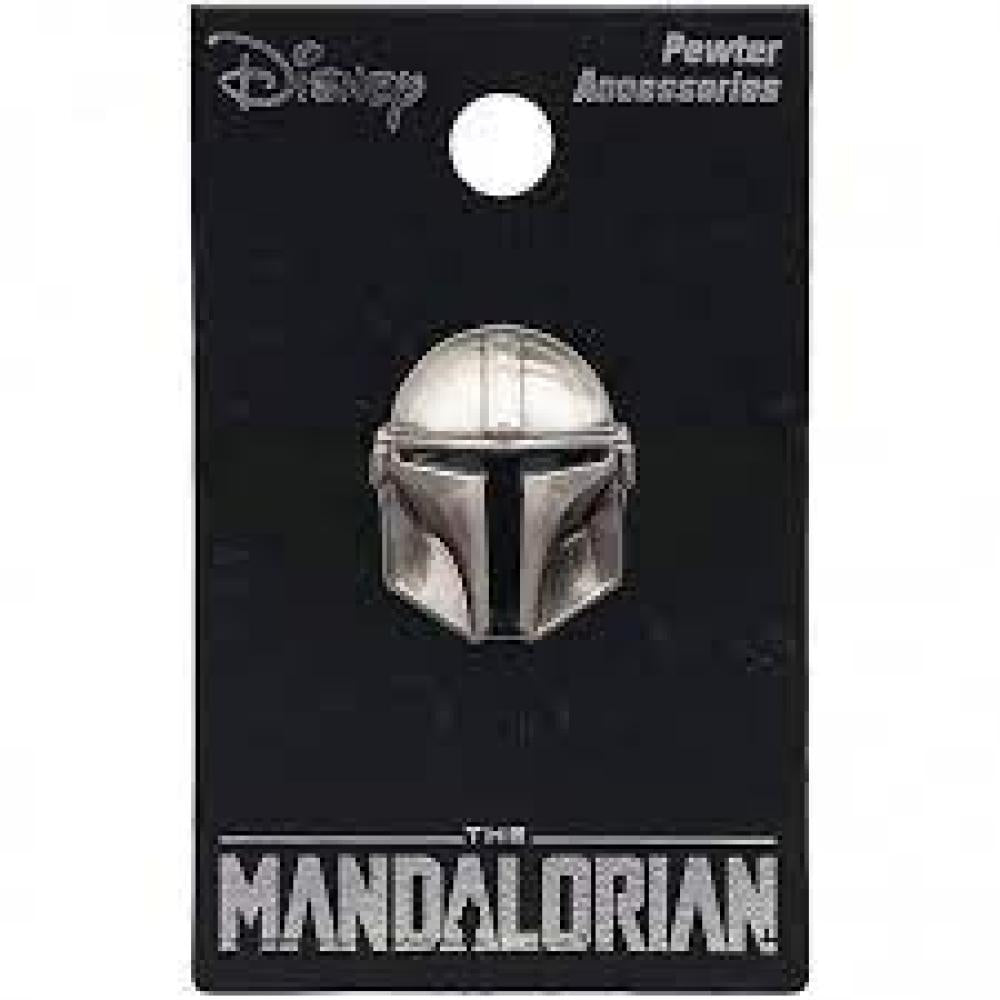 STAR WARS THE MANDALORIAN HELMET PEWTER LAPEL PIN