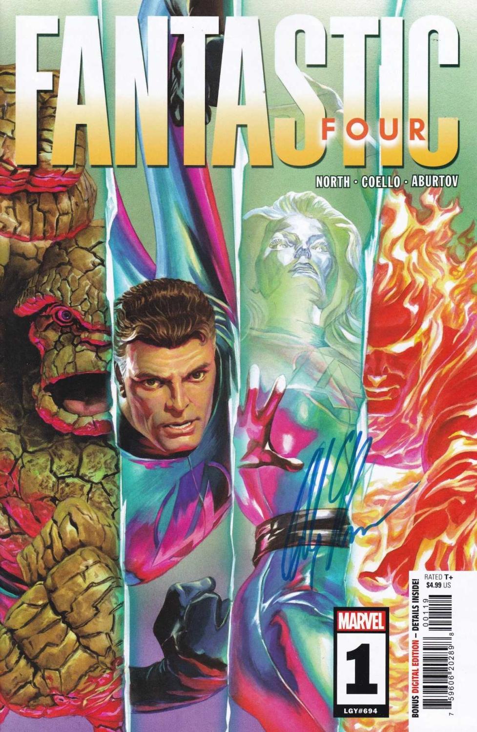 FANTASTIC FOUR #1 ALEX ROSS COVER M